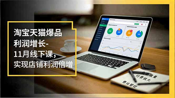 淘宝天猫爆品利润增长-11月线下课，免费流量、付费放大、费比管控，实现店铺利润倍增-云网创