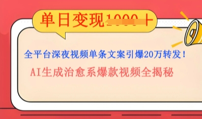 全平台深夜文案新风口:DeepSeek生成百万播放量金句,治愈系内容涨粉速度快4倍-云网创