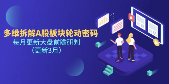 (14213期)多维拆解A股板块轮动密码,每月更新大盘前瞻研判(更新3月)-云网创