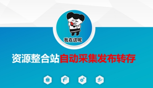 资源整合站自动采集发布转存,解放双手-云网创